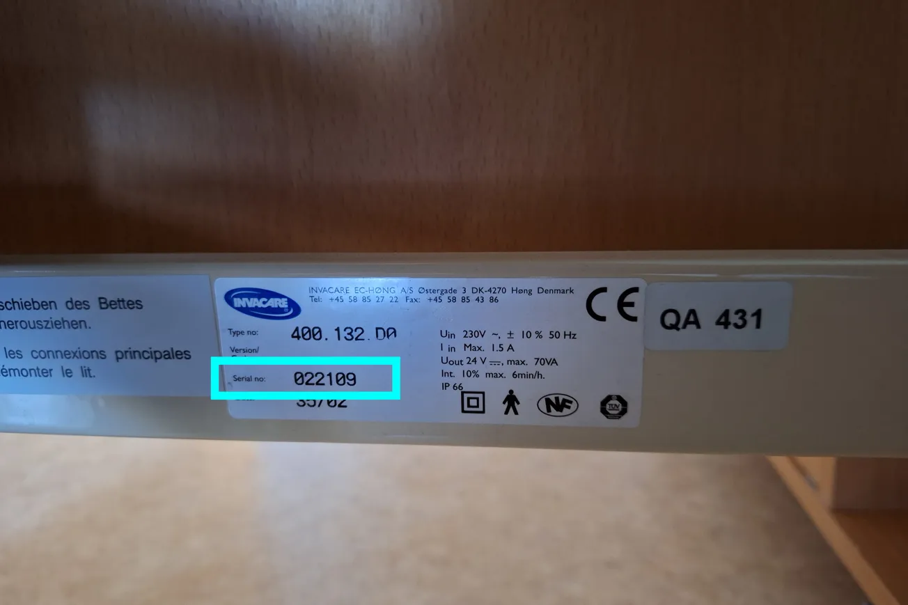 Hjälpmedel visas för att underlätta beställning och felanmälan för personal.