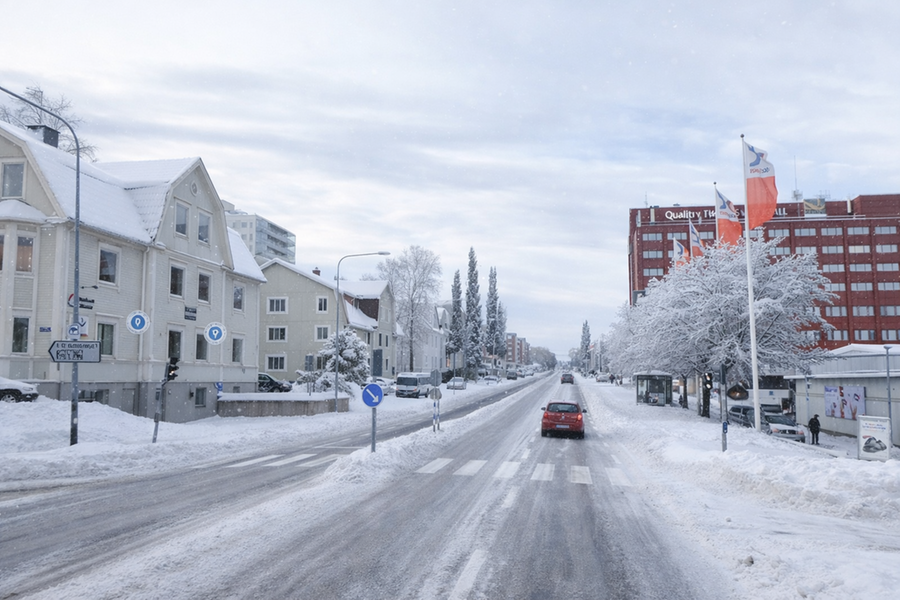 Bergsgatan i Sundsvall
